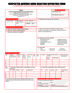 Adr Form Example