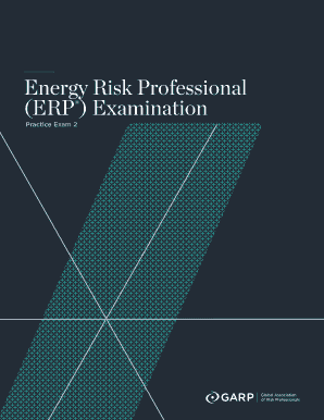 Energy Risk Professional Study Material PDF  Form