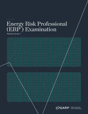 Energy Risk Professional PDF  Form