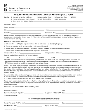 Medical Leave of Absence Form