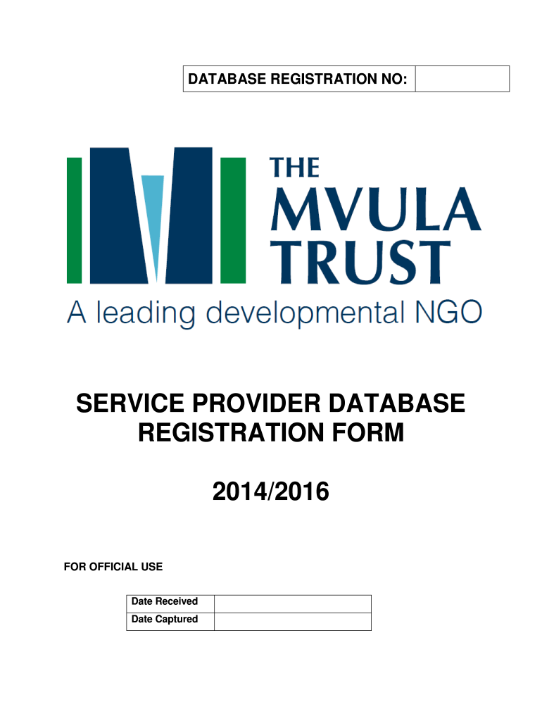 Get and Sign Mvula Trust Tenders 2014-2022 Form