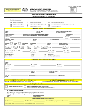 Sistem Dokumen Pelaut  Form
