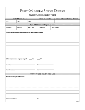 Forest K12  Form