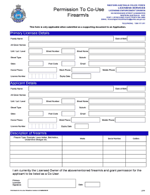 Police Wa Gov Au Online Forms