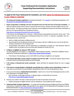 Form TVC ED 1 TexasHazlewoodActExemptionApplication, June DOCX