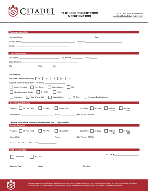 & CONFIRMATION  Form