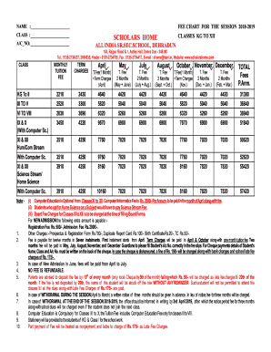 Scholars Home Dehradun Online Fee Payment  Form