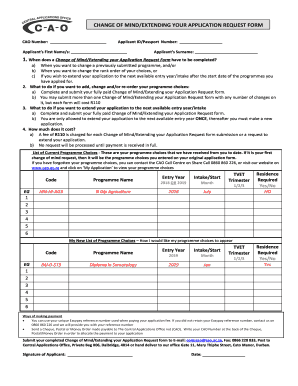 How to Fill Changes of Minds Cao Minds  Form