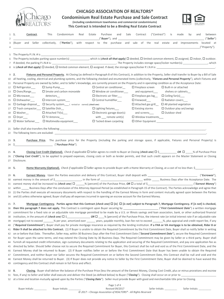  Real Estate Contract 2017-2024