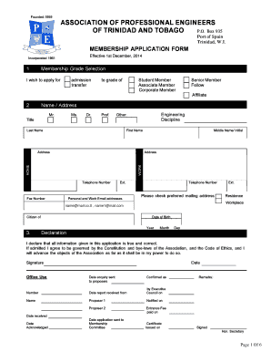  Apett Membership Form 2014