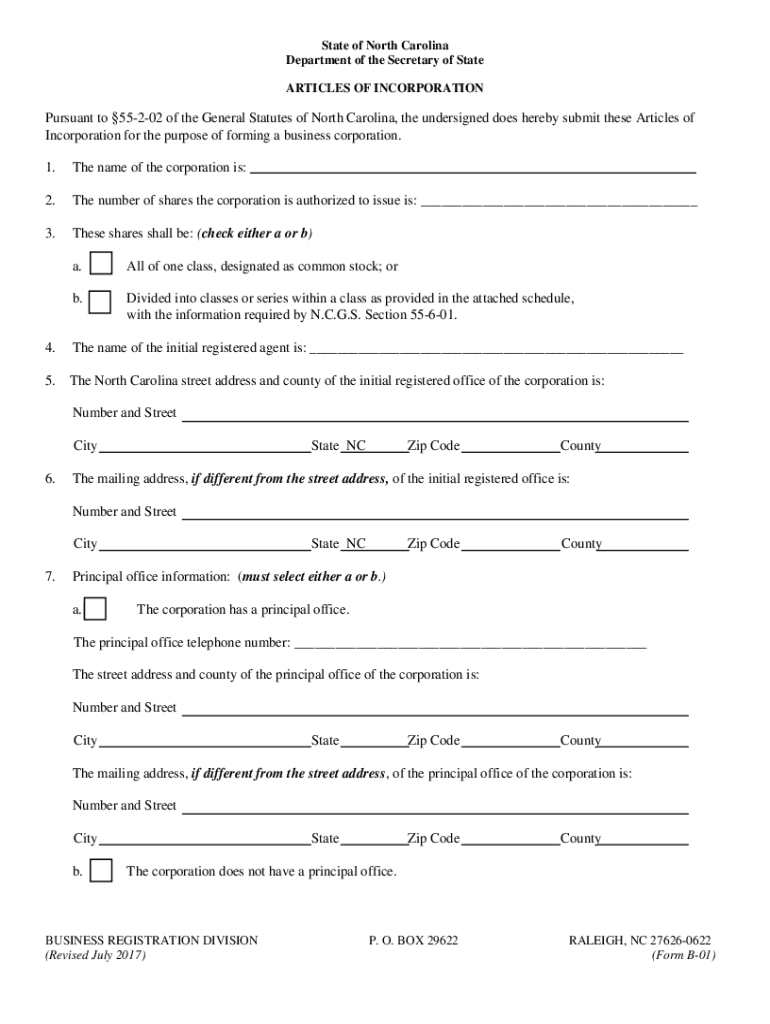  B 01 Form 2017-2024