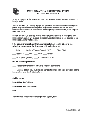 Religious Exemption Homeschool Letter Template  Form