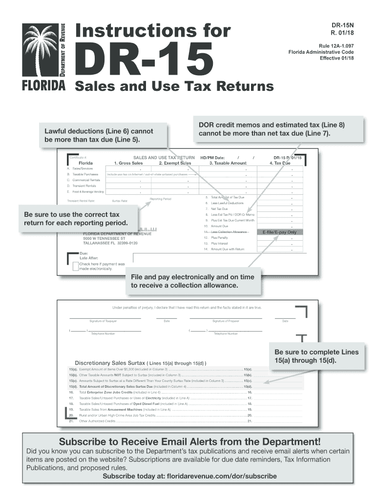  Dr15n  Form 2018