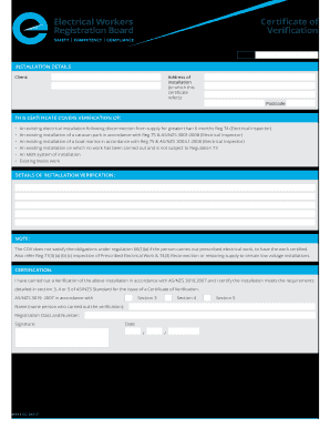 Nz Certificate Verification  Form