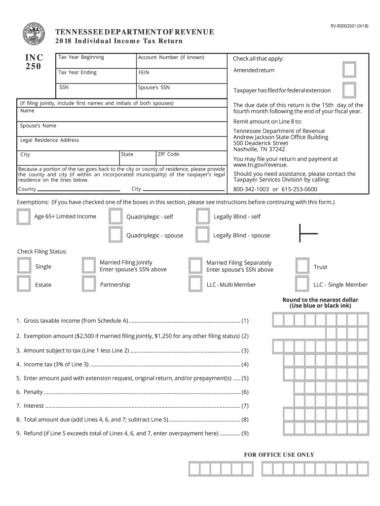  Tn Form 2018