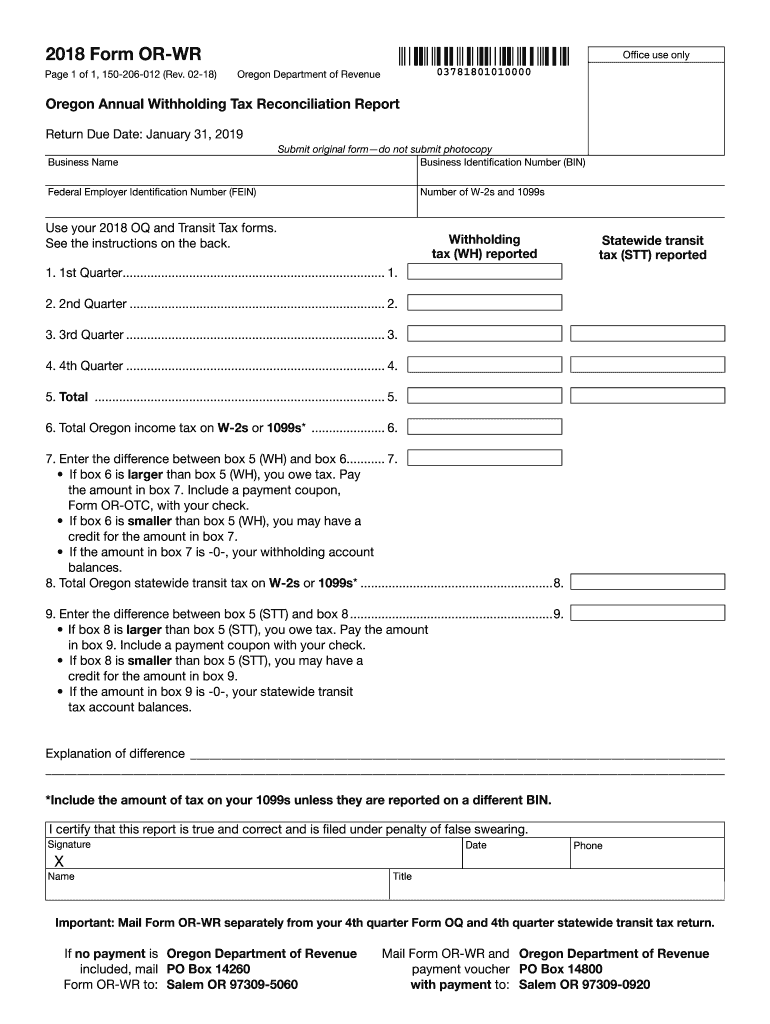  Form or Wr 2018-2024