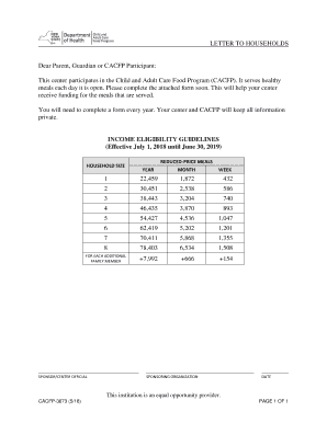  Households Form 2018