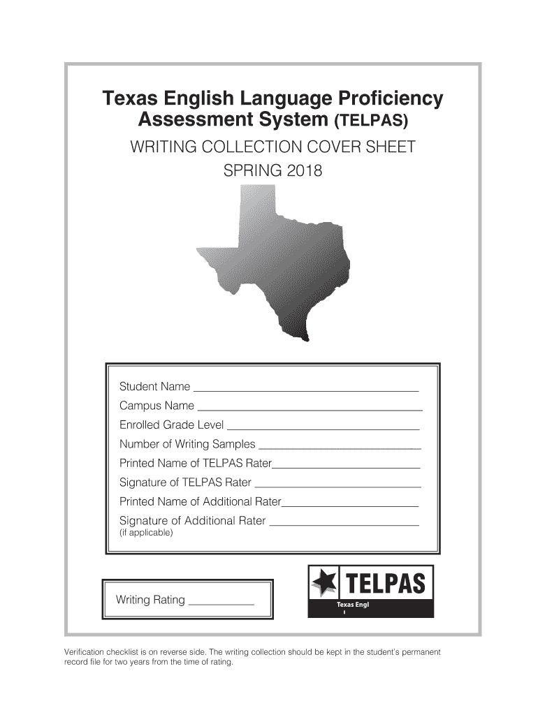 Telpas Cover Sheet  Form