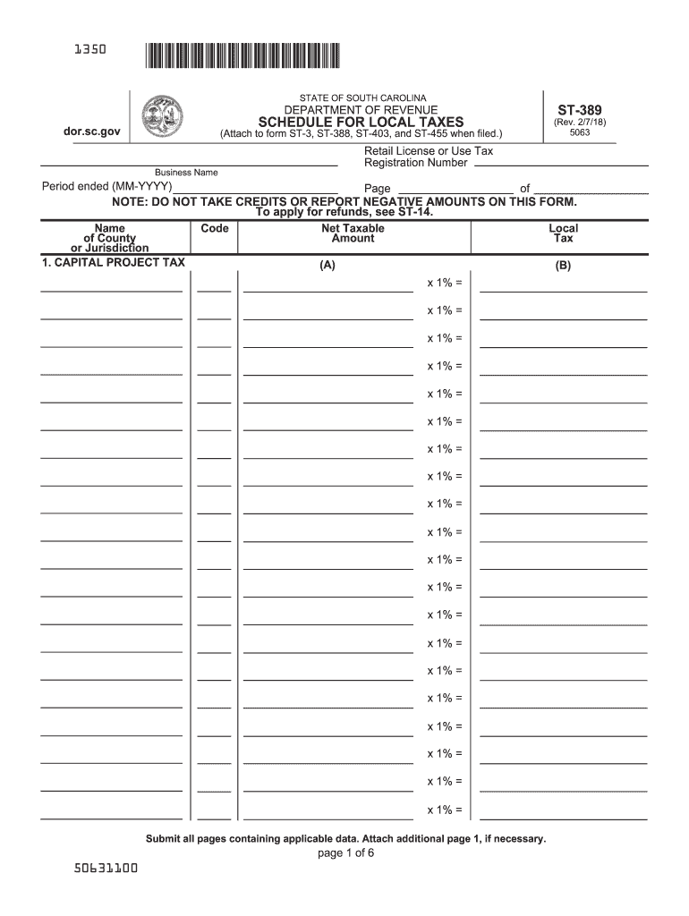  St 389 Form 2018