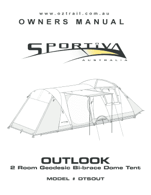 Sportiva Outlook Dome Tent  Form