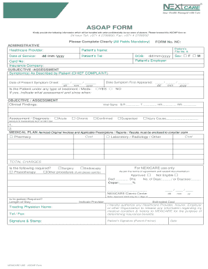 Nextcare Reimbursement Form