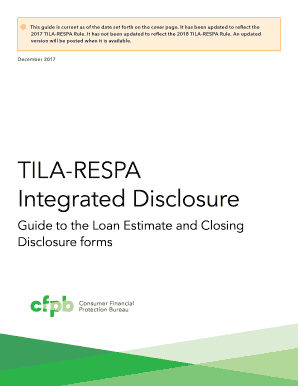  Tila Respa Integrated Guide Disclosure 2017-2024