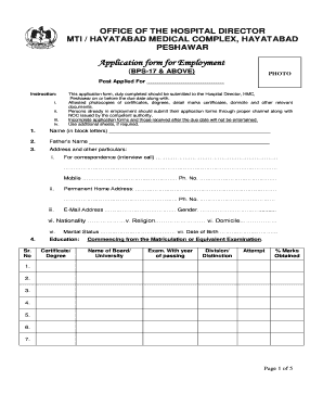 Hmc Application Form