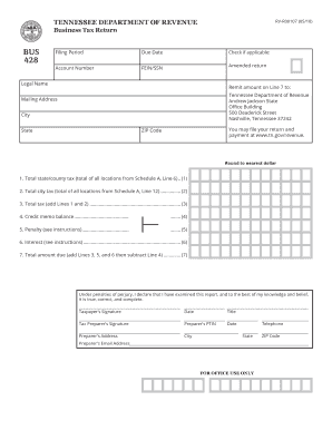 Tn Bus 428  Form