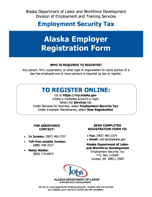 Alaska Employer Form 2018-2023