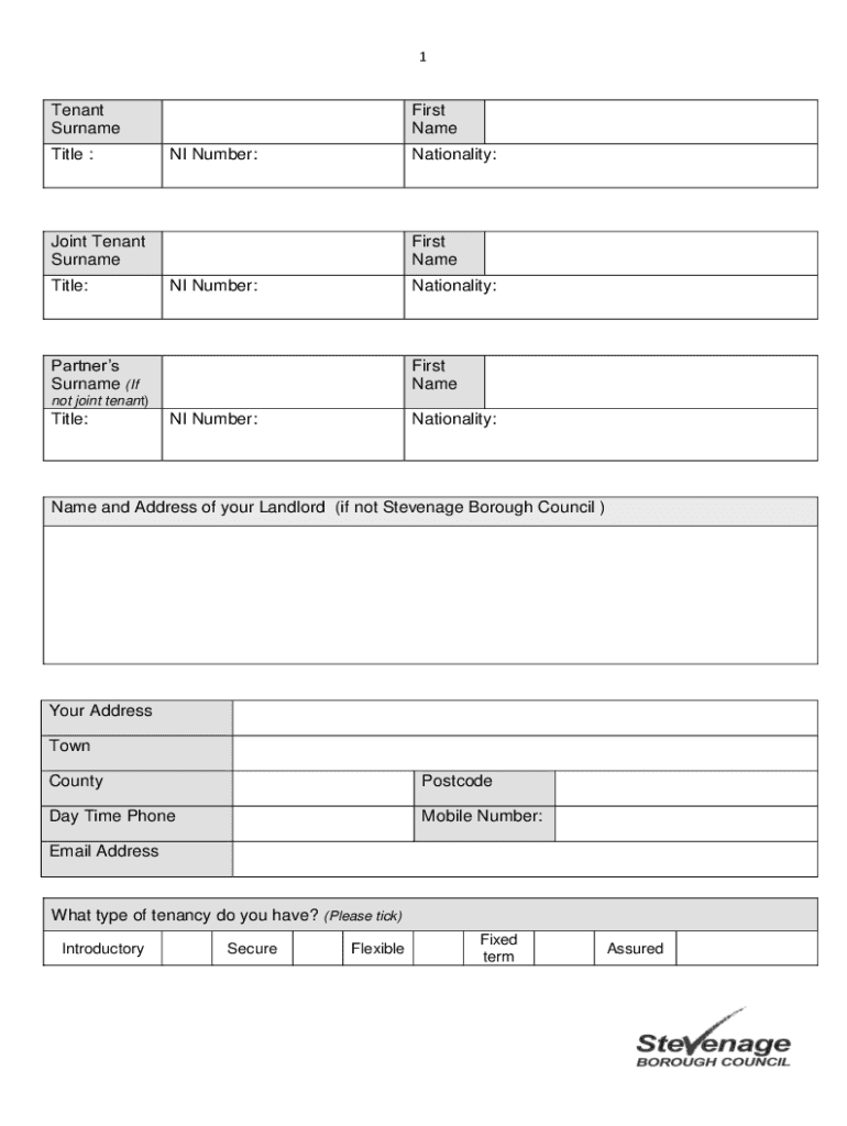 Exchange Stevenage  Form