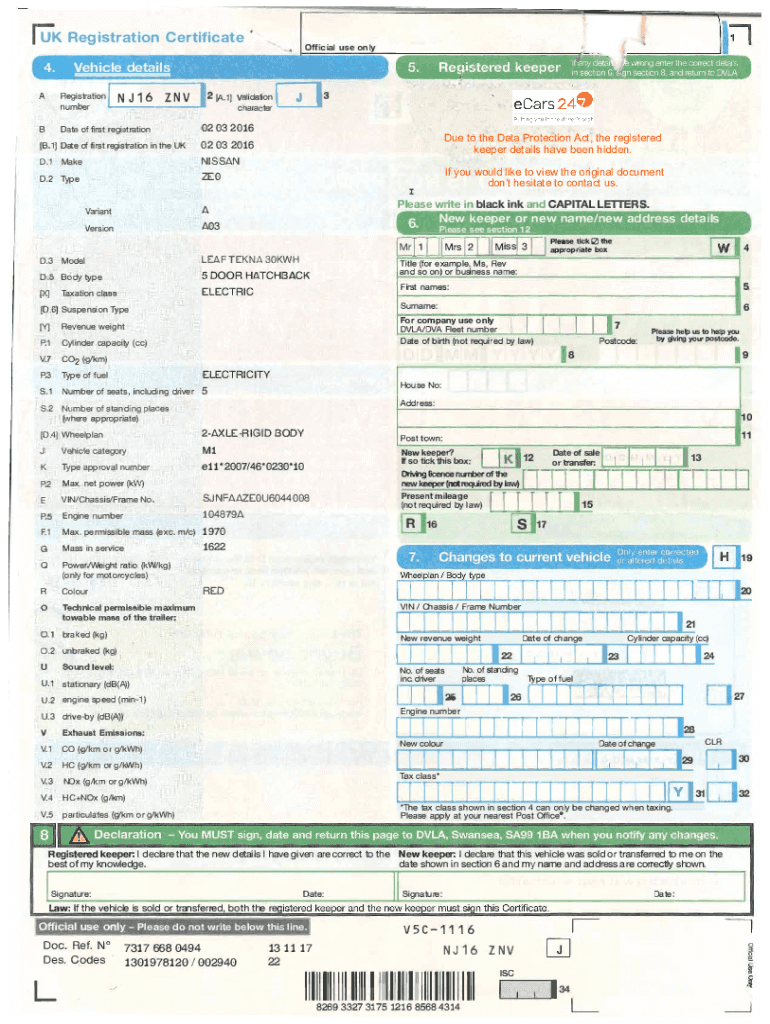 V5c PDF  Form