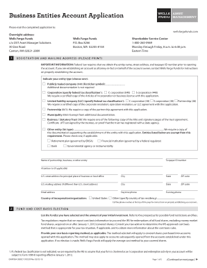 Wells Fargo Trust Account Application  Form
