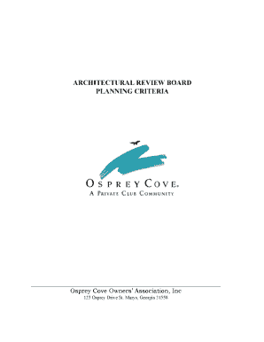 Osprey Cove Hoa Fees  Form