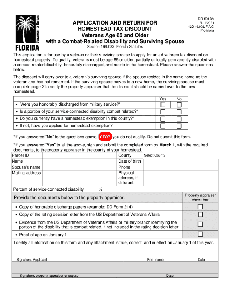 Dr 501dv Form