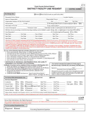 Ccsd Use  Form