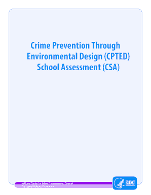 Cpted Assessment Template  Form