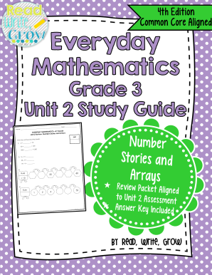 Everyday Mathematics Grade 3 PDF  Form