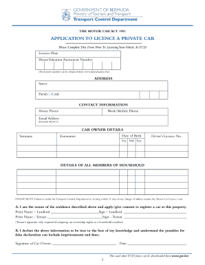 Tcd Bermuda  Form