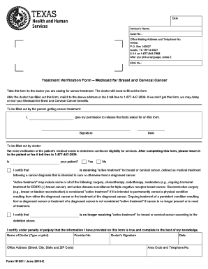 Texas H1551 Form