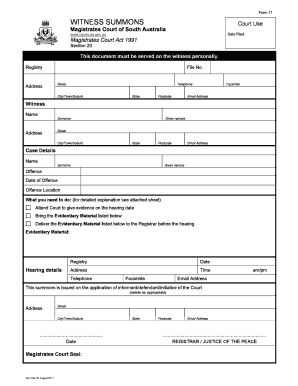 Form 115 Affidavit