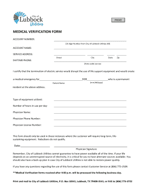 How to Use the Customer Portal City of Lubbock Utilities  Form