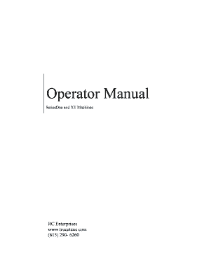 Operator Manual Trucut CNC  Form