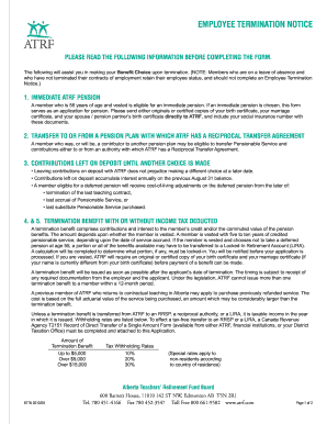  Rental Termination Notice 2013