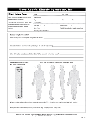 Client Intake 08142014  Form