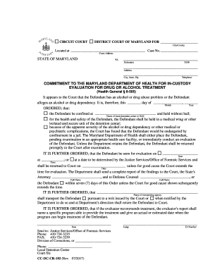 8505 Program  Form