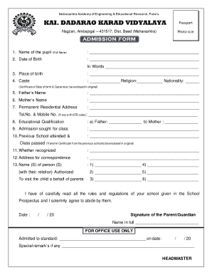Mit Application Form PDF