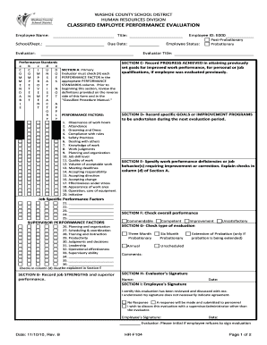 Hr F104ClassifiedEvaluationRevBb  Form