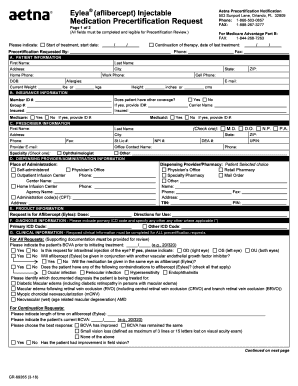  Aetna Precertification Form 2018