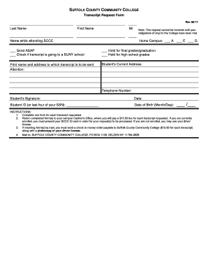 Get and Sign Suffolk County District Court Small Claims Transcript Request District Court 2017-2022 Form