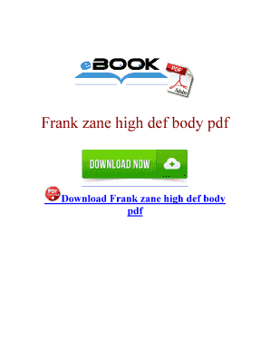Frank Zane Book PDF  Form